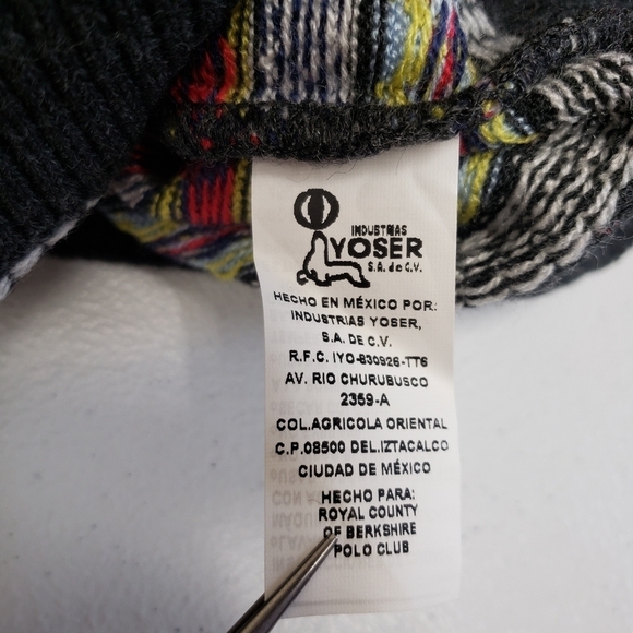 Royal County of Berkshire Polo Club Mens Oxford Sweater Size Medium - Picture 5 of 8